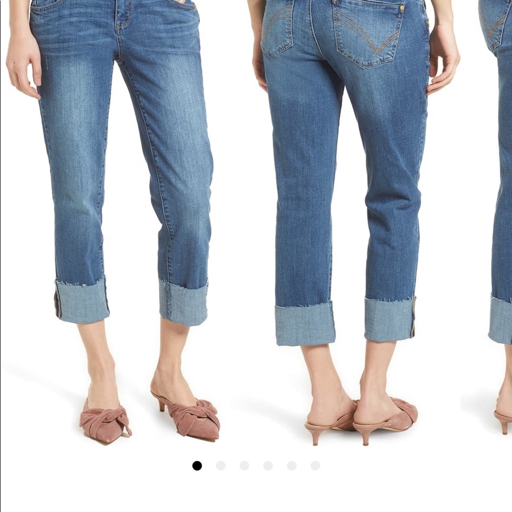 Wit & Wisdom Flex-ellent Cuffed jeans (size 6)